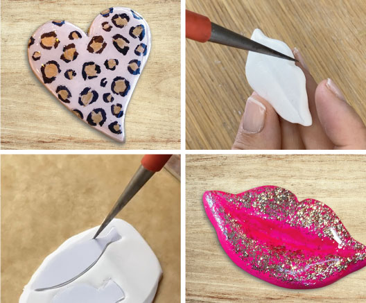 Atelier broches Bordeaux - détails des broches