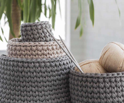 Atelier de corbeille en crochet - Corbeilles